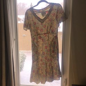 Flax Yellow Pineapple Print Sundress